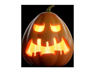 Halloween Pumpkins 3D model 3D model