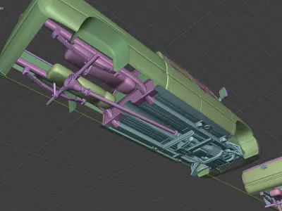 2006 Chevrolet Silverado Reg cab and Crew cab Low-poly 3D model