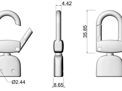 Luxury Metal Bag 3D print model