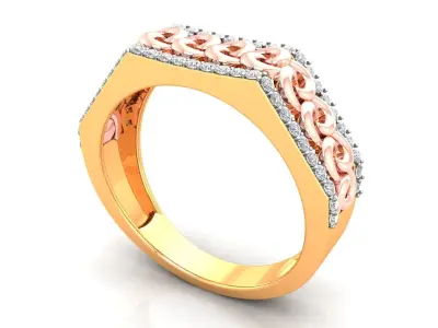 Ladies ring 3D print model buy