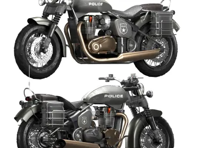 pollice Triumph Bonneville  3D model