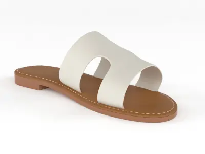 Women Slide Sandal 3D model