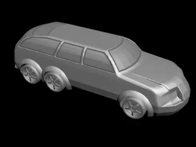 New Concept Car 2015 Plus 3D model