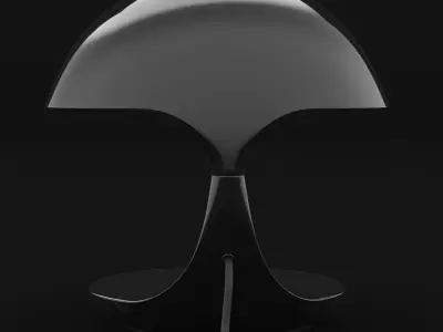 COBRA Table Lamp Low-poly 3D model