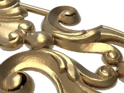  decorative pattern ready for 3D printing 3D model 196