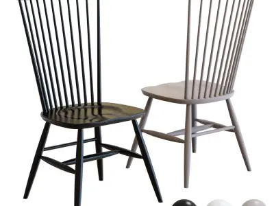 Crate and Barrel Marlow II Dining Chair 3D model