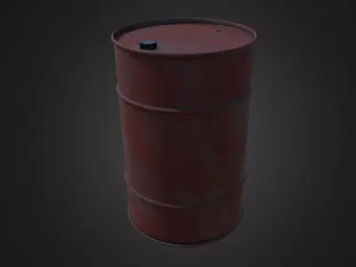 Oil Barrel Free 3D model