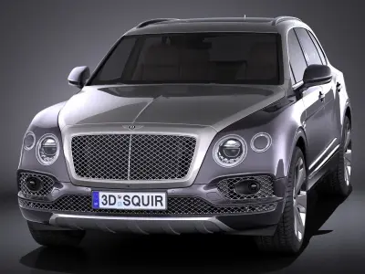 Bentley Bentayga Mulliner 2018 3D model