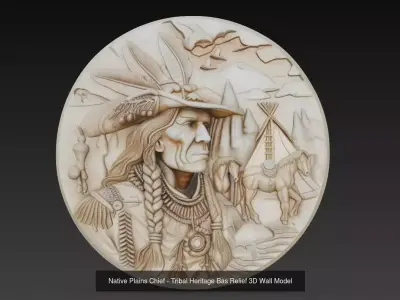 Divine and Cultural Heritage - Sacred and Symbolic 3D Sculpture 3D Model Collection