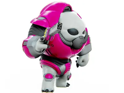 ALIEN TROOPER 5-V  Rigged for Unreal Engine - Unity - MIXAMO  3D model