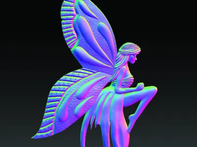 FAIRY OF LUCK  3D print model
