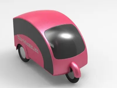 Tri-Wheeler tricycle 3D model