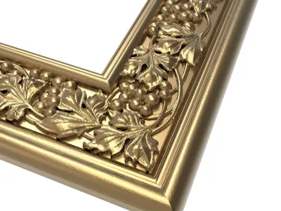 Carved Picture Frame 3D model