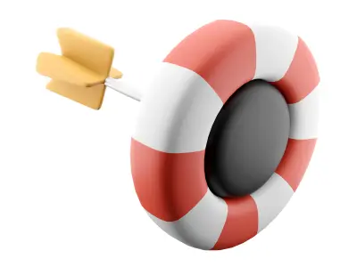 3d Target Icon 3D model