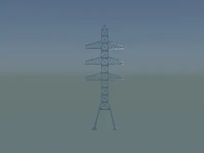 Electrical Tower 3D model