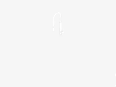 Sink Mixer - Luxury - Sleek - Spring - Tall Low-poly 3D model