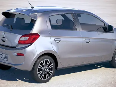 Mitsubishi Space Star 2018 3D model