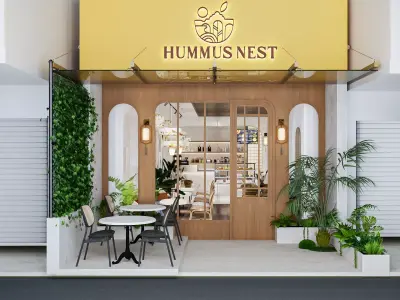Cafe and  Restaurant   3D model