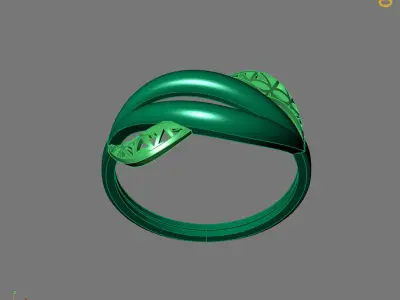 Women Plain Ring Ready STL 3DM Models Womens Rings 3D models 3D print model