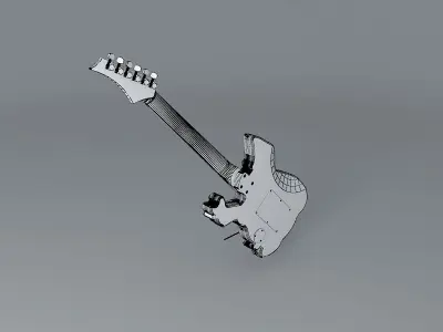 The Wraith By Hembry Guitars Free 3D model
