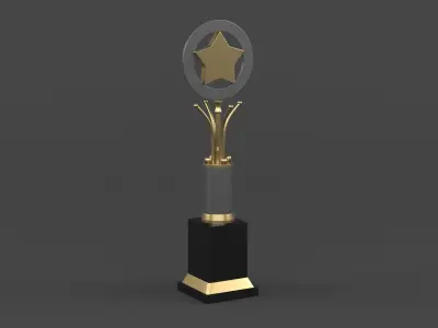 Trophy Cups 3D model 3