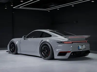 Porsche 911 Brabus Rocket 900 3D model