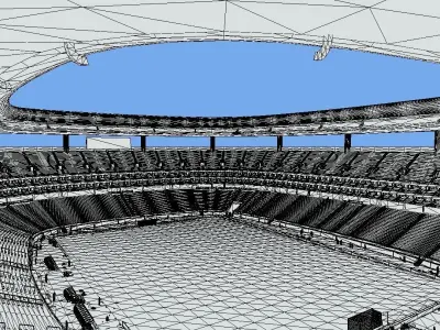 Estadio Akron  3D model