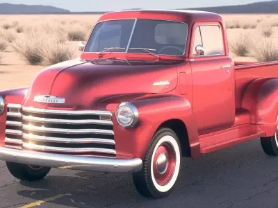 Chevrolet Pickup 1950 DesertStudio 3D model