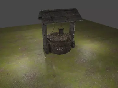 Water Well Free low-poly 3D model
