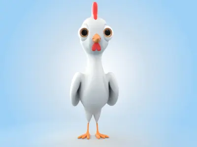 Chicken 3D model