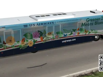 Cobus 3000 Philadelphia US Airways Low-poly 3D model