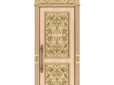 Doors Collection 0303 Low-poly 3D model