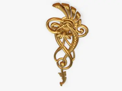 Classic decor ornament 109 3D model
