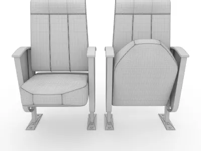 Stadium Seats 4 3D model