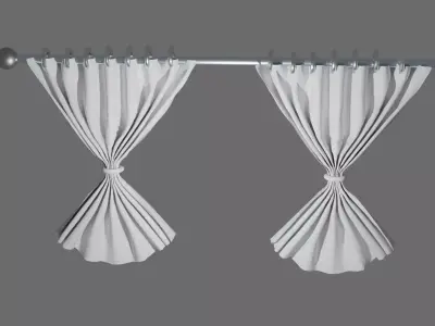 curtain Free 3D model purchase