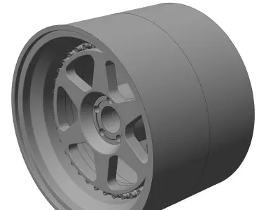 Work Meister L1 164 RIMS FOR HOTWHEELS 3D print model 3D print model