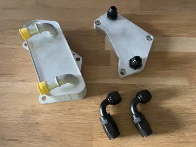 DQ250 oil cooler adapter Transmission Upgrade 3D print model