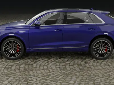 Audi SQ8 55 TFSI 2024 3D model