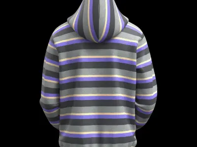 Premium Hoodie Hands Pocket Design 3D model