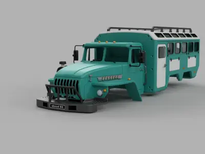 Crawler 4320 Winch Bumper 3D print model