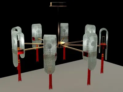 Chinese lantern 3D model