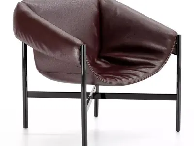 FALSTAFF  armchair By DANTE Low-poly 3D model