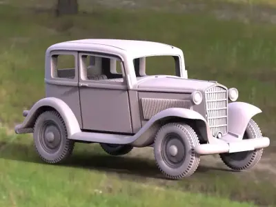 opel p4 3D print model