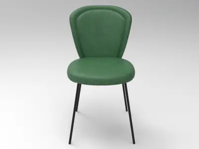 Fred Chair Low-poly 3D model