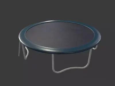 Trampoline Low-poly 3D model