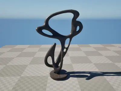 ArchViz Abstract Sculpture 2a 3D model