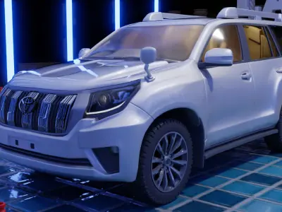 Toyota Land Cruiser Prado 3D model