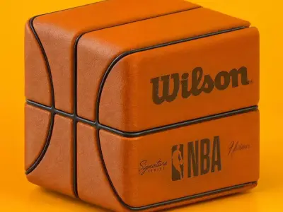  Square Ball Wilson NBA Props Second Life toy 3D print model