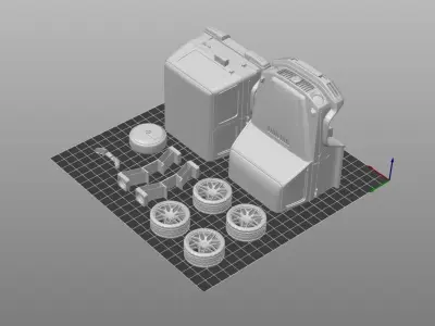 Mercedes g class 3D print model