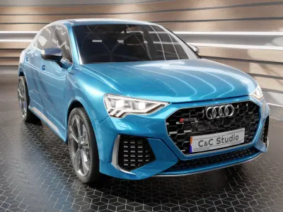 2019 Audi Q3 RS Sportback 3D model
